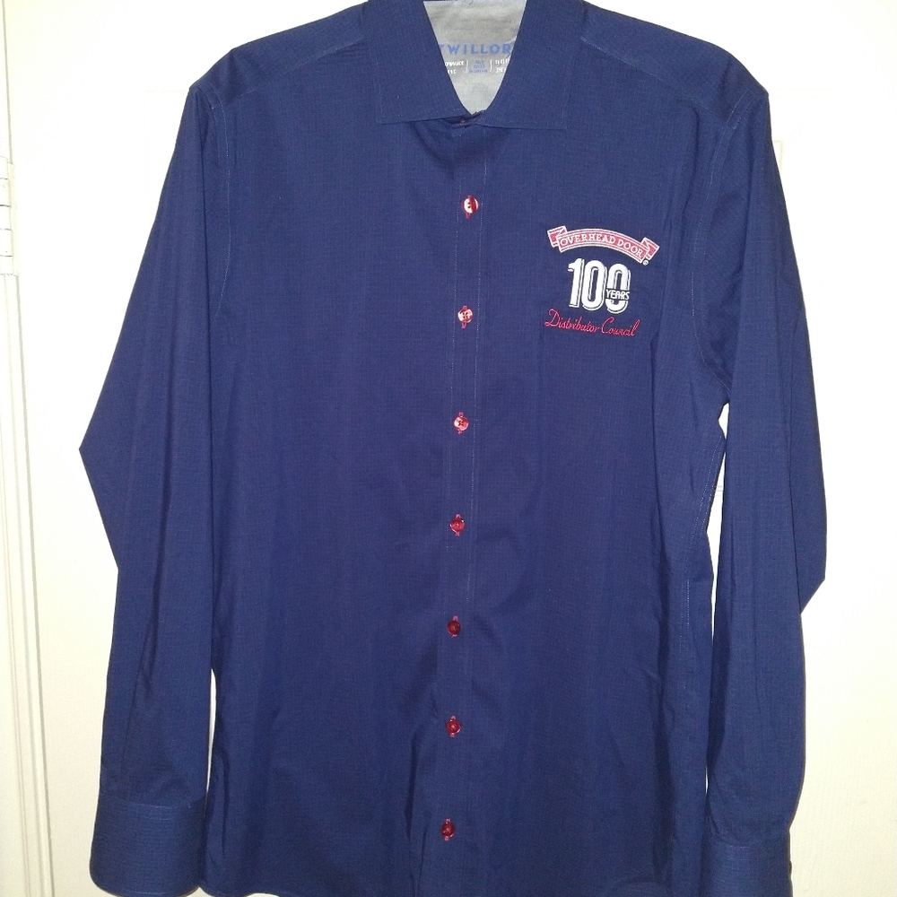 Twillory Tailored Fit Performance Button Up Shirt Men's sz 15.5/32-33